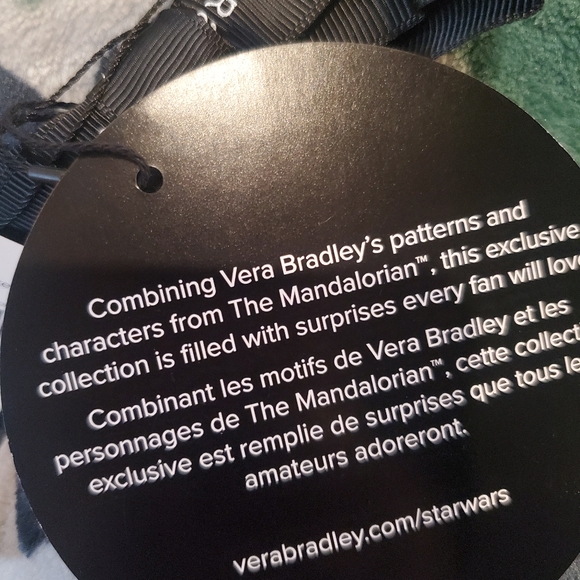 HTF! Vera Bradley Star Wars Mandalorian Blanket-NWT - Picture 6 of 6
